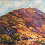 Ojai Mountains acrylic/mixed media 11x14 $235
