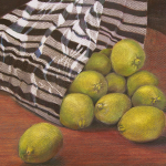 Fresh limes, 12x9 (matted, fits 16"x12" frames), $100