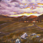 Overlook Sunset, 24x20, $800