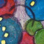 Round and Round, 12x16 acrylic/mixed media, $285