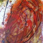 Love in Unexpected Places, 20x16 acrylic/mix media, $455